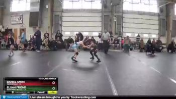 84 lbs Finals (2 Team) - Daniel Smith, Team Smash vs Elijah Friend, Warhawks Black