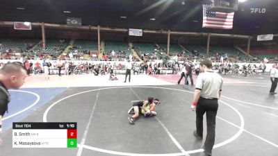 65 lbs Rr Rnd 1 - Brycen Smith, NM Beast vs Koda Masayesva, Aftermath Eagles JW