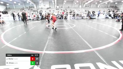 138 lbs Semifinal - Jace Roller, Team Kong United vs Maddox Shaw, Quest School Of Wrestling Gold