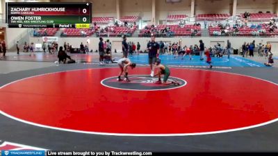 67-72 lbs Round 2 - Zachary Humrickhouse, North Carolina vs Owen Foster, Tar Heel Kids Wrestling Club