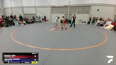 100 lbs Round 2 (4 Team) - Bianca Eide, Minnesota vs Brianne Graves, Ohio Red