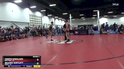 102 lbs Round 2 (8 Team) - Joseph Kokolakis, New York vs Braiden Bartlett, Texas