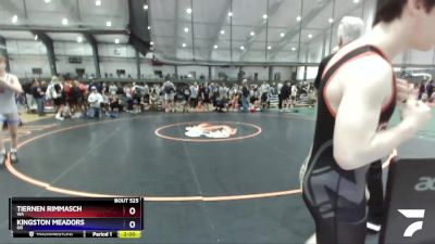 126 lbs Champ. Round 1 - Tiernen Rimmasch, WA vs Kingston Meadors, OR