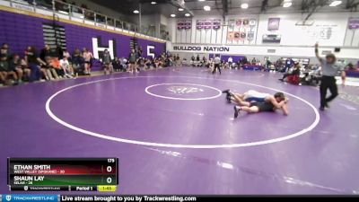 175 lbs Round 1 (32 Team) - Shaun Lay, Selah vs Ethan Smith, West Valley (Spokane)