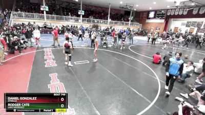 120 lbs Cons. Round 4 - Rodger Cate, Lake Roosevelt vs Daniel Gonzalez, Othello