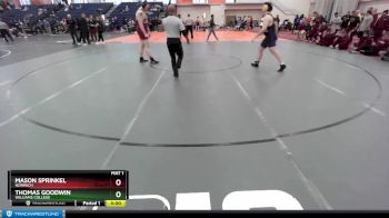 285 lbs Semifinal - Mason Sprinkel, Norwich vs Thomas Goodwin, Williams College