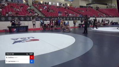 60 kg Rnd Of 128 - Brady Collins, Askren Wrestling Academy vs Teagan Larimore, Dove Creek Wrestling Club