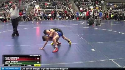 50 lbs Cons. Round 5 - Louis Taylor, Sebolt Wrestling Academy vs Max Corrado, The Best Wrestler