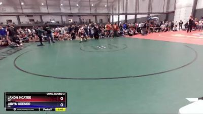 126 lbs Cons. Round 2 - Jaxon McAtee, WA vs Aidyn Keener, CA