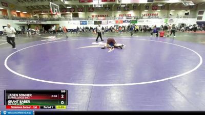 285 lbs Cons. Round 3 - Jaden Sonner, Campbellsville (Ky.) vs Grant Baber, Oklahoma City