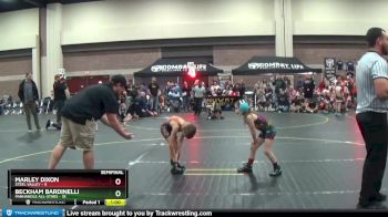 56 lbs Semis (4 Team) - Marley Dixon, Steel Valley vs Beckham Bardinelli, Panhandle All-Stars