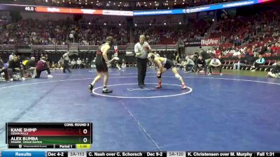 3A-126 lbs Cons. Round 3 - Alex Bumba, Prairie, Cedar Rapids vs Kane Shimp, Cedar Falls