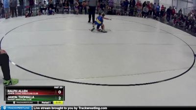 6 lbs Quarterfinal - Ralph Allen, Junior Titans Wrestling Club vs Jaxon Thomalla, Wahoo Wrestling Club