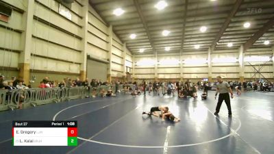 63 lbs Champ. Round 1 - Luka Kalai, Bear River Junior High Wrestling Club vs Ethan Gregory, Lehi JR Wrestling