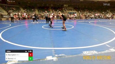 115 lbs Round Of 64 - Gage Spurgeon, Sebolt Wrestling Academy vs Gabriel Burns, Roundtree Wrestling Academy