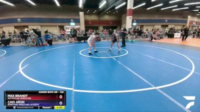 126 lbs Semifinal - Max Brandt, 512 Outlaw Wrestling vs Caio Aron, Boneyard Wrestling Academy