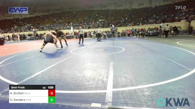 285 lbs Semifinal - Kade Birdtail, Mojo Grappling Academy vs Donald Sanders, Standfast