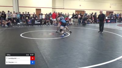 58 kg Round 1 - Tyler Lundquist, La Gente Wrestling Club vs Daniel Coyne, Edgewood Wrestling Club