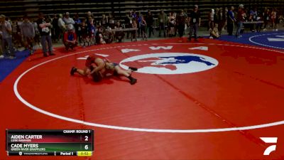 113 lbs 3rd Place Match - Dino Delacruz, North Big Horn Rams Wrestling vs Nathan Beltran, Top Of The Rock Wrestling Club