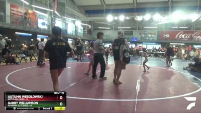 48 lbs 2nd Wrestleback (8 Team) - Autumn Wesolowski, Not Plain Janes vs Gabby Williamson, Alabama Elite Gold