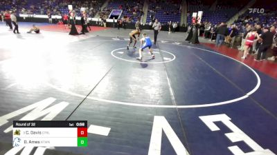 126 lbs Round Of 32 - Cameron Davis, Central vs Dante Ames, Newtown