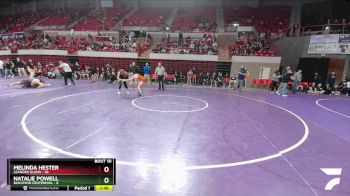 114 lbs Quarters & 1st Wb (16 Team) - Natalie Powell, Burleson Centennial vs Melinda Hester, Leander Glenn