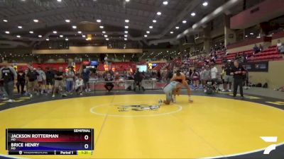 182 lbs Semifinal - Jackson Rotterman, MO vs Brice Henry, MO