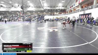 125 lbs Cons. Round 1 - Benjamin Pope, Ottawa University vs Nicholas Stringer, Simpson (Calif.)