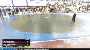 197 lbs Consolation 1st - Ben Kawczynski, UW-LaCrosse vs Elijah Brockie, North Central College