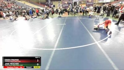 132 lbs 7th Place Match - Jake Mescher, Team Idaho Wrestling Club vs Owen Proper, Marana Wrestling Club