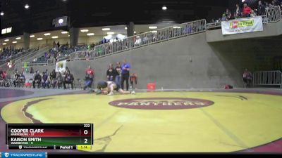 222 lbs Round 3 (4 Team) - Cooper Clark, Harrisburg vs Kaison Smith, Warrenton