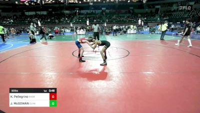 90 lbs Quarterfinal - Kurt Pellegrino, Shore Thing WC vs Jean-paul McGOWAN, Olympic