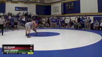 197 lbs Placement (16 Team) - Coy Spooner, Coast Guard vs Tommy Wrzesien, Johnson & Wales (RI)