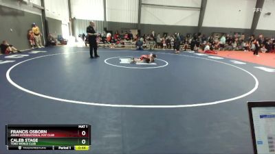 70 lbs Cons. Semi - Francis Osborn, Askeo International Mat Club vs Caleb Stage, Toro World Club