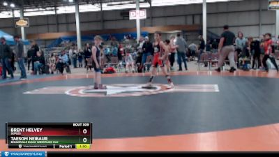 71 lbs Cons. Round 3 - Brent Helvey, Suples vs Taesom Neibaur, Bonneville Idaho Wrestling Clu