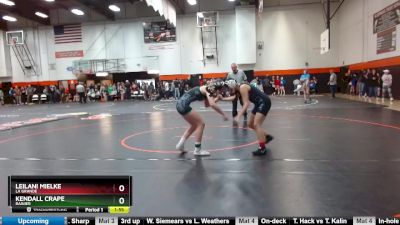 135 lbs Cons. Round 2 - Kendall Crape, Rainier vs Leilani Mielke, La Grande