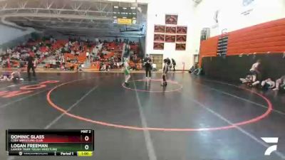 82 lbs Round 3 - Logan Freeman, Lander Tiger Tough Wrestling vs Dominic Glass, Cody Wrestling Club