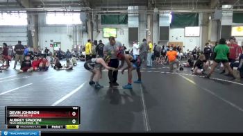 140 lbs Round 3 - Devin Johnson, Askren WA Red vs Aubrey Spadoni, Team Germantown