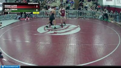 157 lbs Quarterfinal - Alex Cobena, Chaparral vs Isaiah Lloyd, Cimarron Memorial