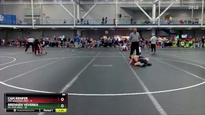 84 lbs Round 4 (8 Team) - Brennen Veverka, U2-Cliff Built vs Cam Renfer, Mat Assassins Grey