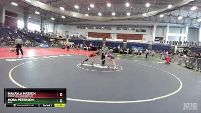 107 lbs Quarterfinal - Mora Peterson, Islip vs Makayla Matson, Niskayuna-Schenectady