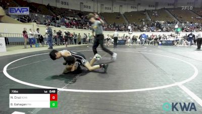 73 lbs Consolation - Nathan Cruz, Scrap Yard Training vs Bj Gahagan, Pin-King All Stars