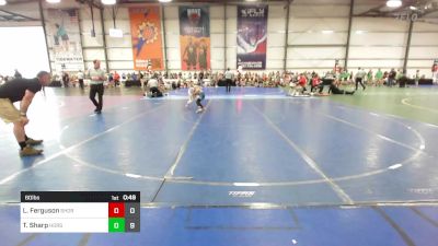 60 lbs Rr Rnd 3 - Liam Ferguson, Short Time vs Tallon Sharp, Iron Horse Wrestling Club