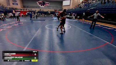 120 lbs Champ. Round 1 - Leonardo Salazar, Klein Forest vs Aariz Habib, Plano East