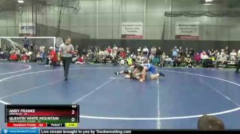 189 lbs Round 2 (6 Team) - Quentin White Mountain, South Dakota Storm vs Andy Franke, Iowa Blue
