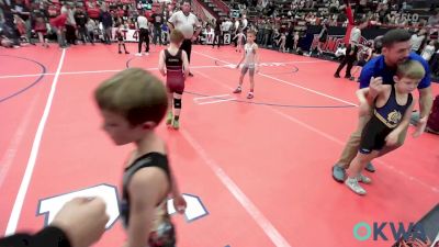 60 lbs Quarterfinal - Grayson Wolf, Wolfpak Wrestling vs Ace Ward, Blackwell Wrestling Club