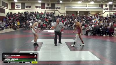 113 lbs Cons. Round 3 - Soren Kelsall, Pleasant Valley vs Wyatt Davidson, Harrisburg