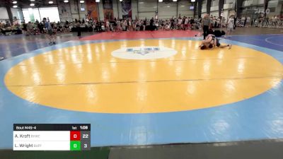 138 lbs Rr Rnd 1 - AJ Kroft, Buffalo Valley White vs Lane Wright, Buffalo Wrestling Club