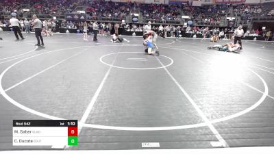 138 lbs Quarterfinal - Mohammed Gaber, Gladiator Academy vs Caleb Ducote, Southern Slammers