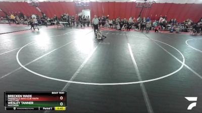 53-53 lbs Round 2 - Wesley Tanner, Wisconsin vs Brecken Wade, Pardeeville Boys Club Youth Wrestling